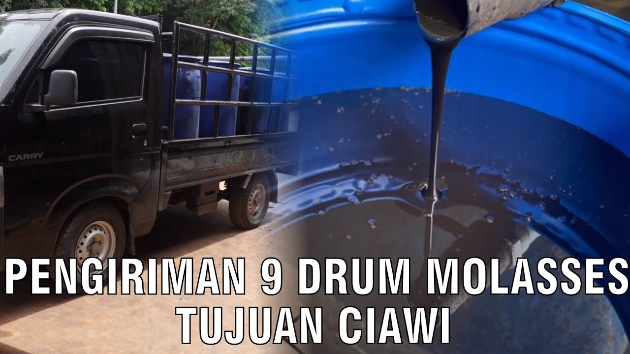 Pengiriman 9 Drum Molasses Tujuan Ciawi