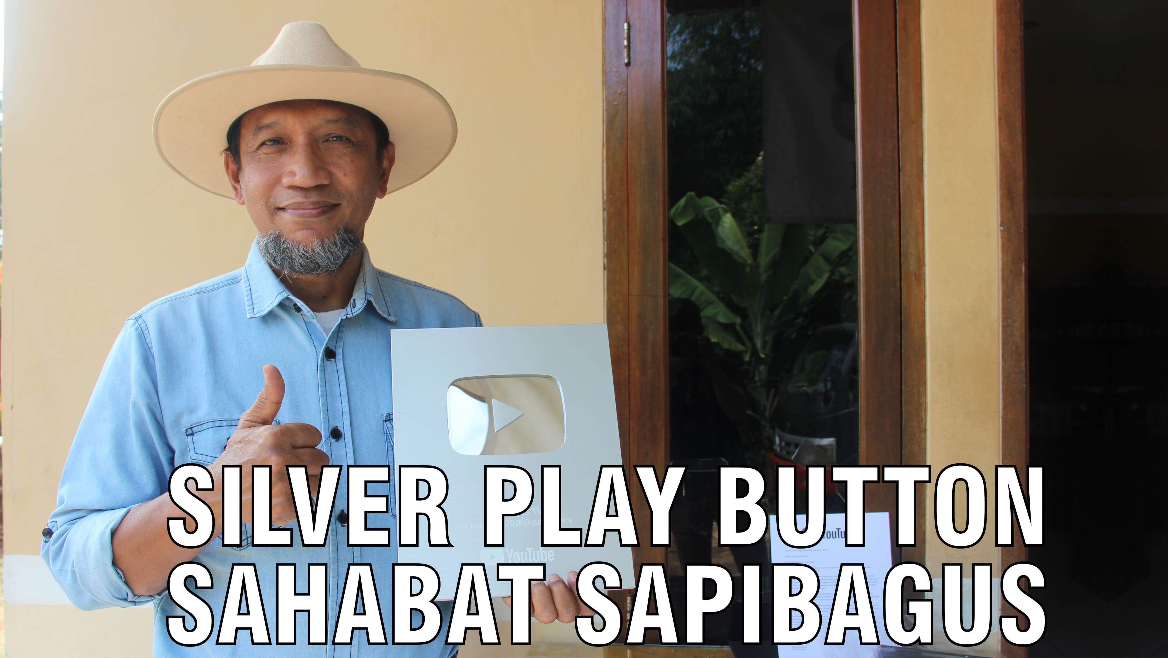 Silver Play Button Sahabat Sapibagus