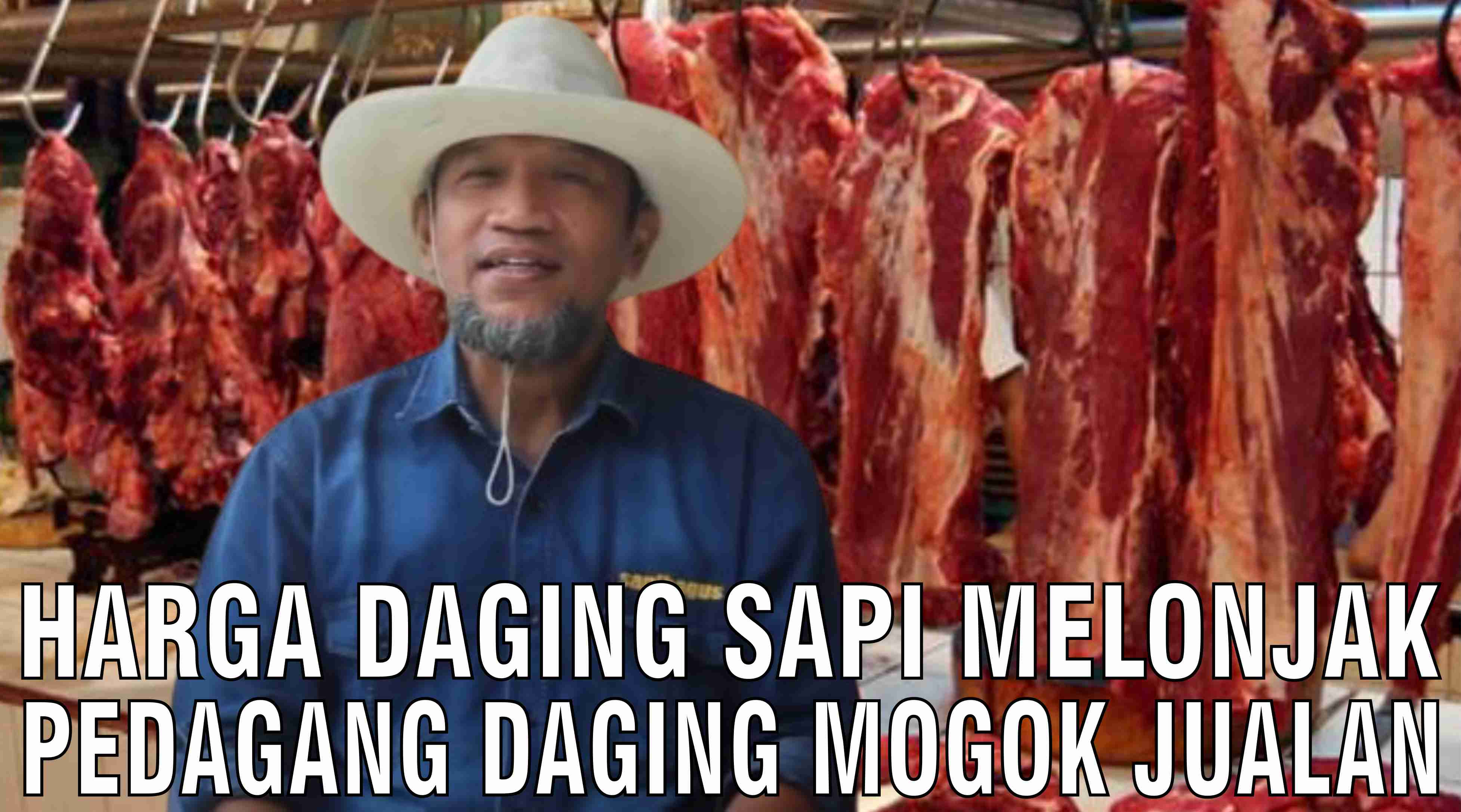 Harga Daging Melonjak Pedagang Daging Mogok Jualan