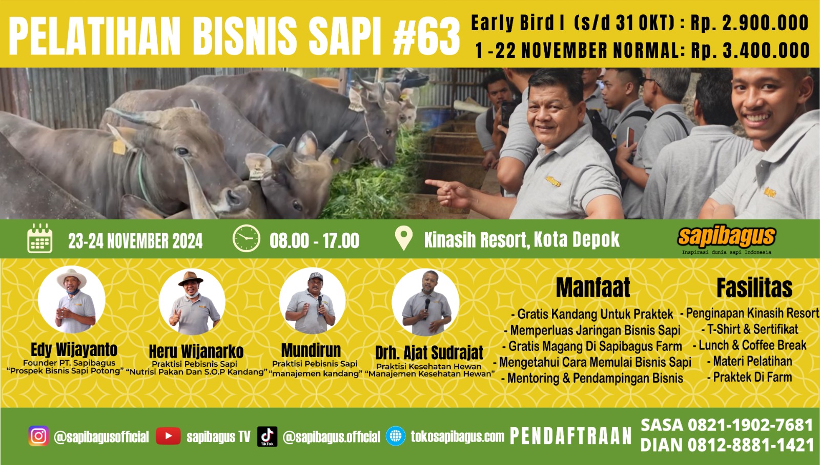 Pelatihan Bisnis Sapi Sapibagus Academy